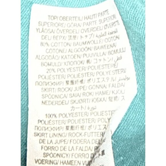 Mini Boden Girl's Dress Blue Unicorn Velvet Tulle Teal Blue Party Size 11 12 - Picture 8 of 9